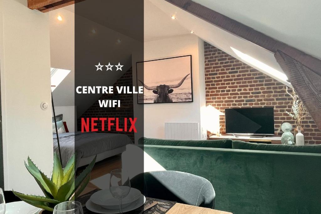 Downtown Loft - Centre Ville - Wifi - Netflix Amiens Ngoại thất bức ảnh